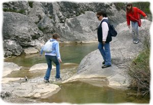 [La parte larga prima della cascata]